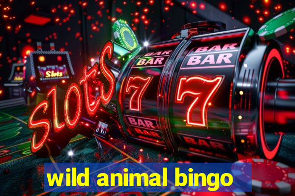 wild animal bingo