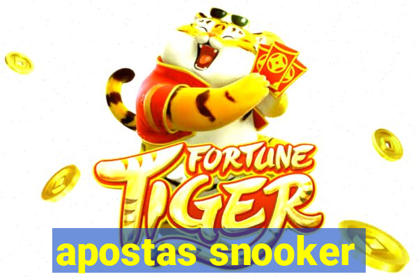 apostas snooker