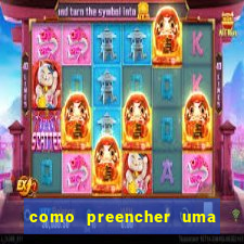 como preencher uma cartela de bingo