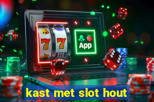 kast met slot hout