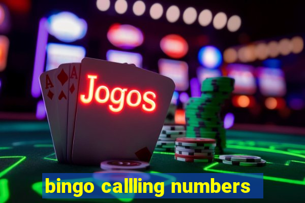 bingo callling numbers