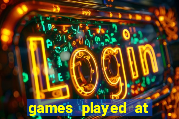 games played at the casino