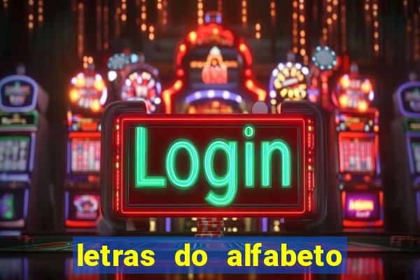 letras do alfabeto personalizadas para imprimir