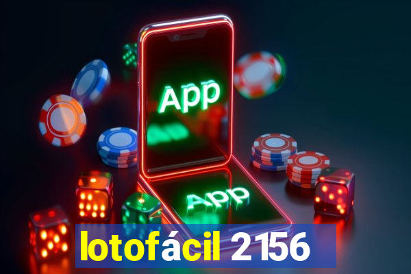 lotofácil 2156