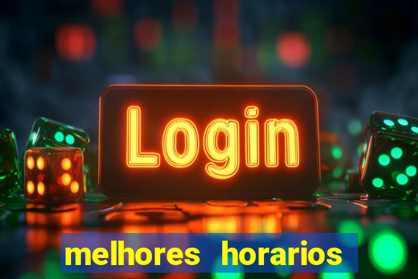 melhores horarios para jogar no fortune tiger