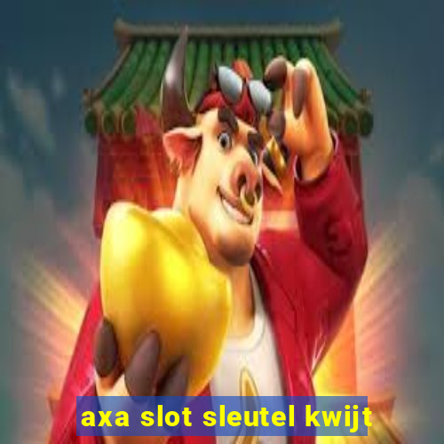 axa slot sleutel kwijt