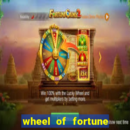 wheel of fortune slots machine