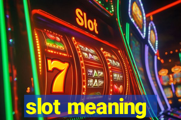 slot meaning