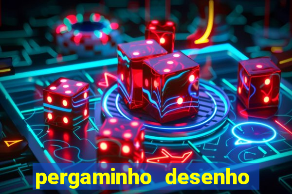 pergaminho desenho para imprimir