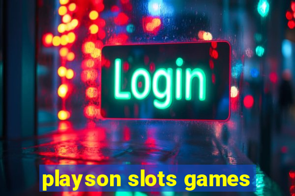 playson slots games