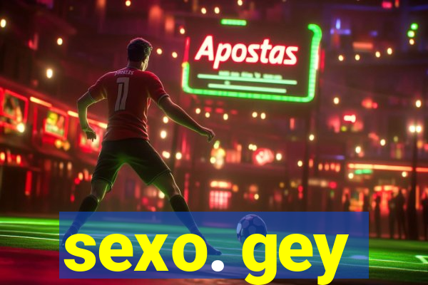 sexo. gey