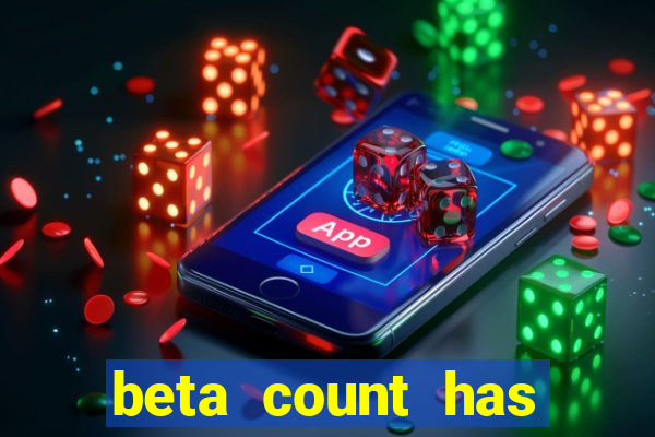 beta count has changed pt br