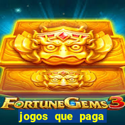 jogos que paga dinheiro de verdade no pix