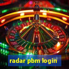 radar pbm login