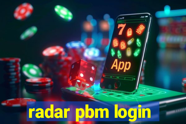 radar pbm login