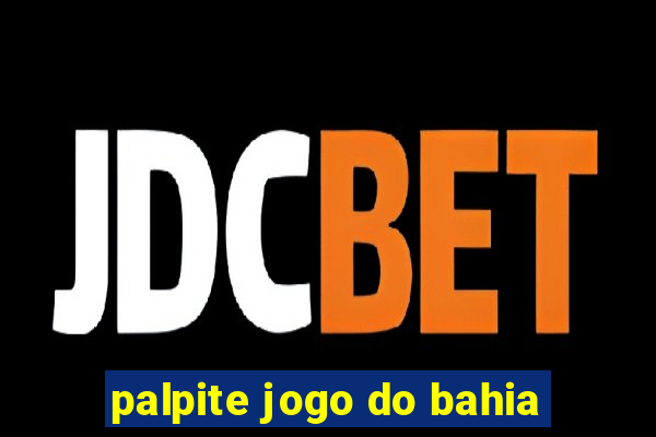 palpite jogo do bahia