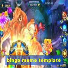 bingo meme template