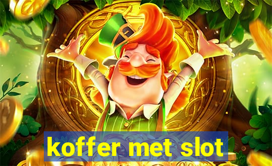 koffer met slot