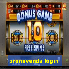 pronavenda login