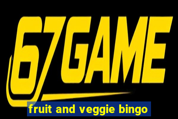 fruit and veggie bingo