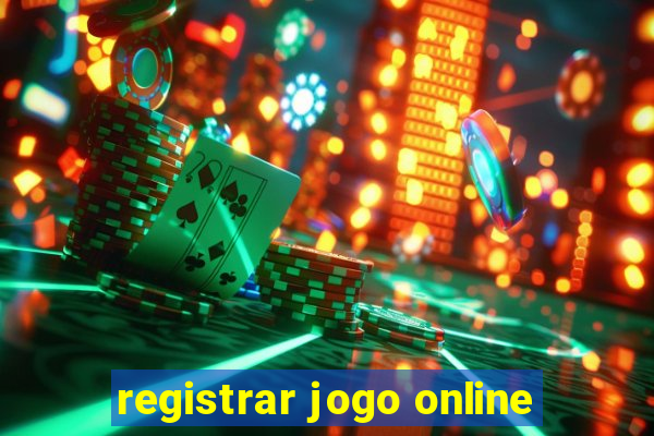 registrar jogo online