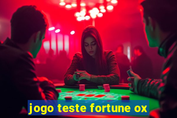 jogo teste fortune ox