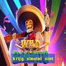 krijg sleutel niet uit slot