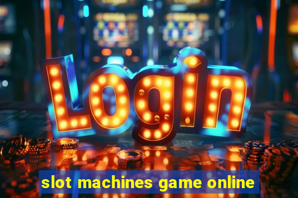 slot machines game online