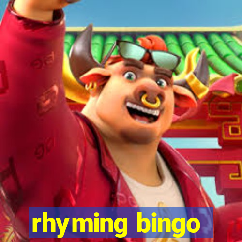 rhyming bingo