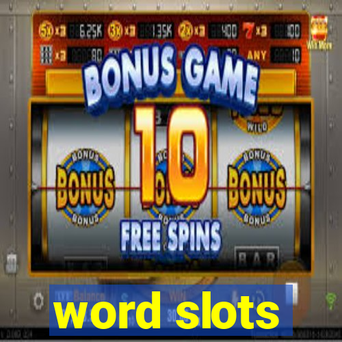 word slots