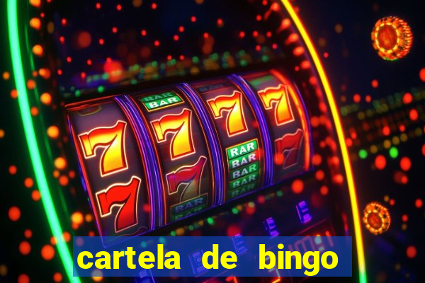 cartela de bingo da noiva para imprimir