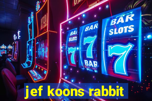 jef koons rabbit