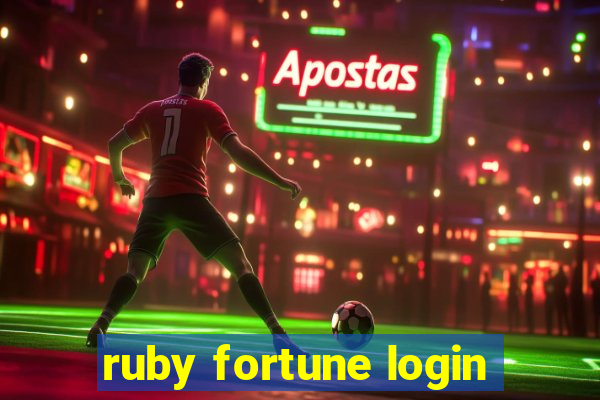 ruby fortune login