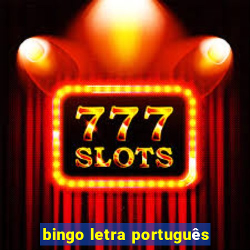 bingo letra português