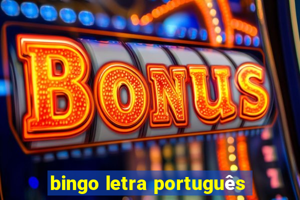 bingo letra português