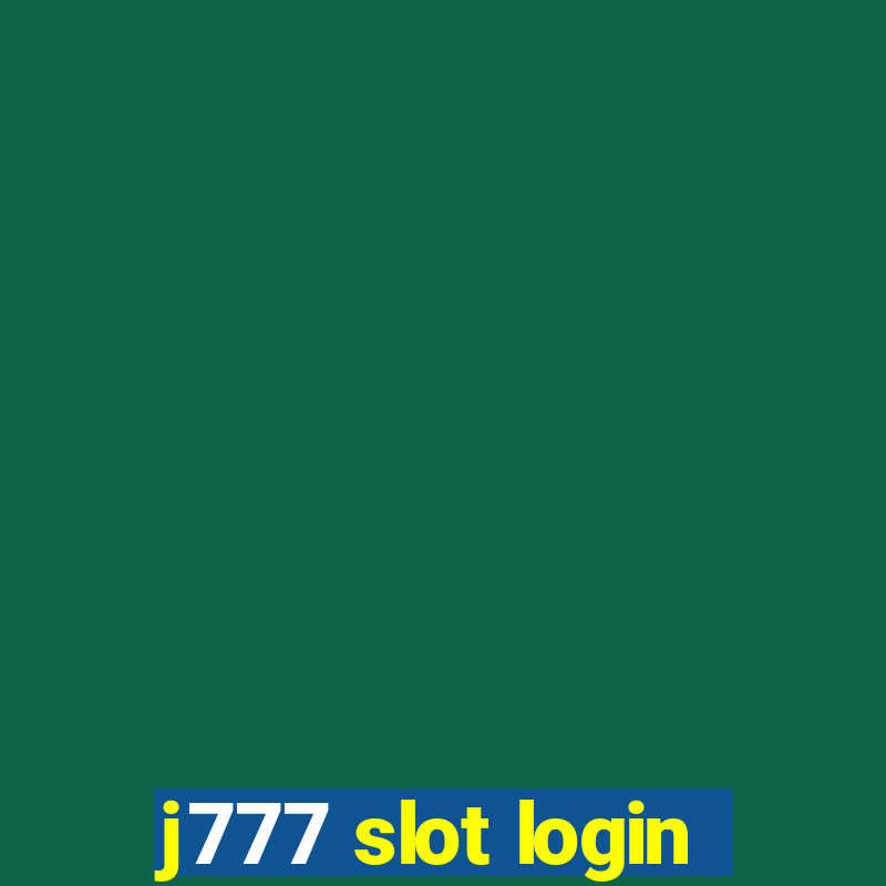 j777 slot login