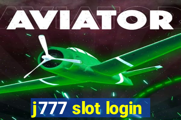 j777 slot login