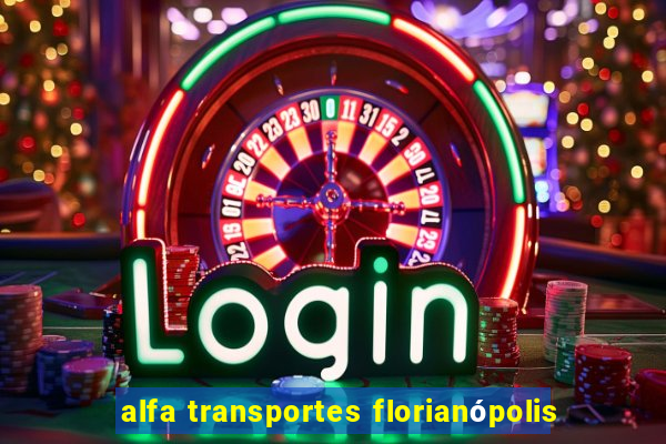 alfa transportes florianópolis