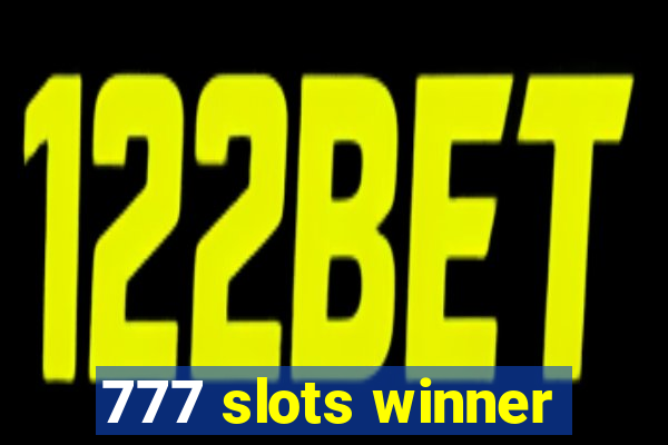 777 slots winner