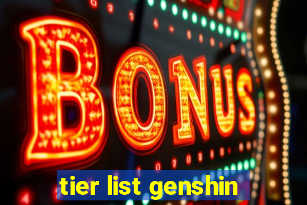 tier list genshin