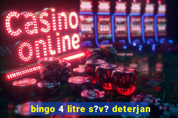 bingo 4 litre s?v? deterjan