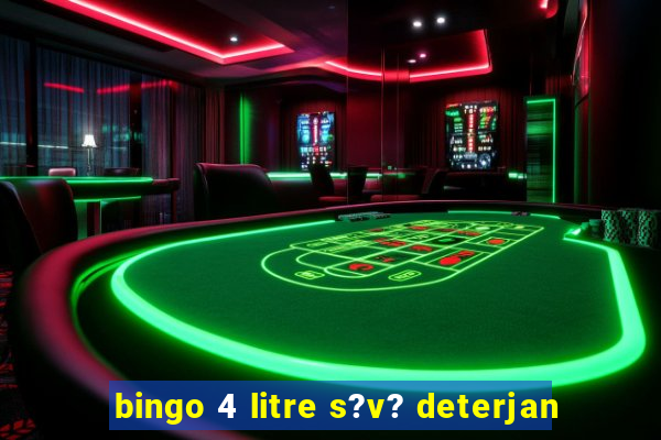 bingo 4 litre s?v? deterjan