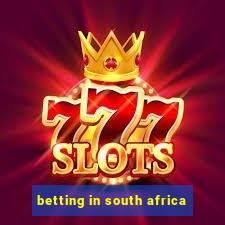 betting in south africa