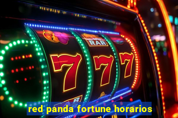 red panda fortune horarios