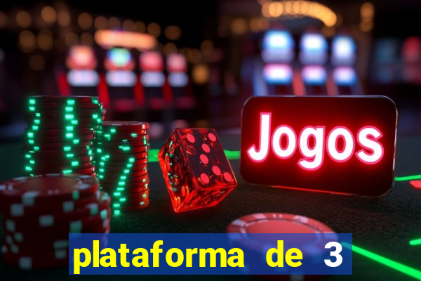 plataforma de 3 reais slots