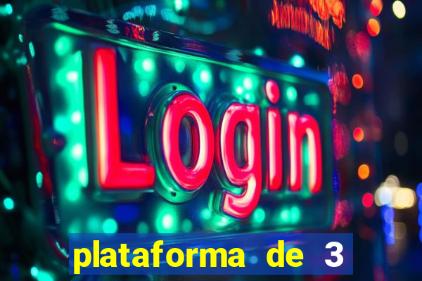 plataforma de 3 reais slots