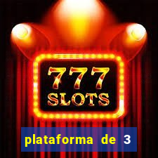 plataforma de 3 reais slots