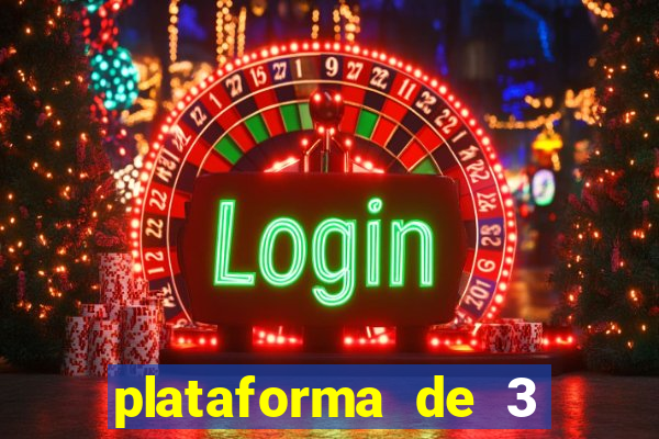 plataforma de 3 reais slots