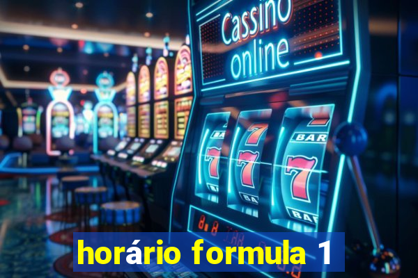 horário formula 1