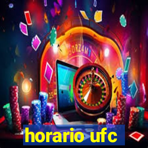 horario ufc